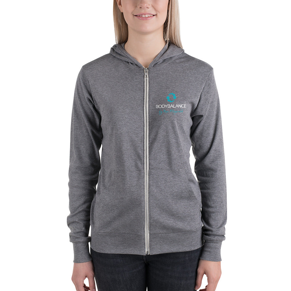 Unisex zip hoodie